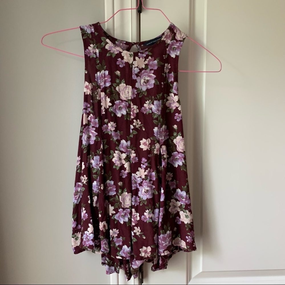 Floral tank top
